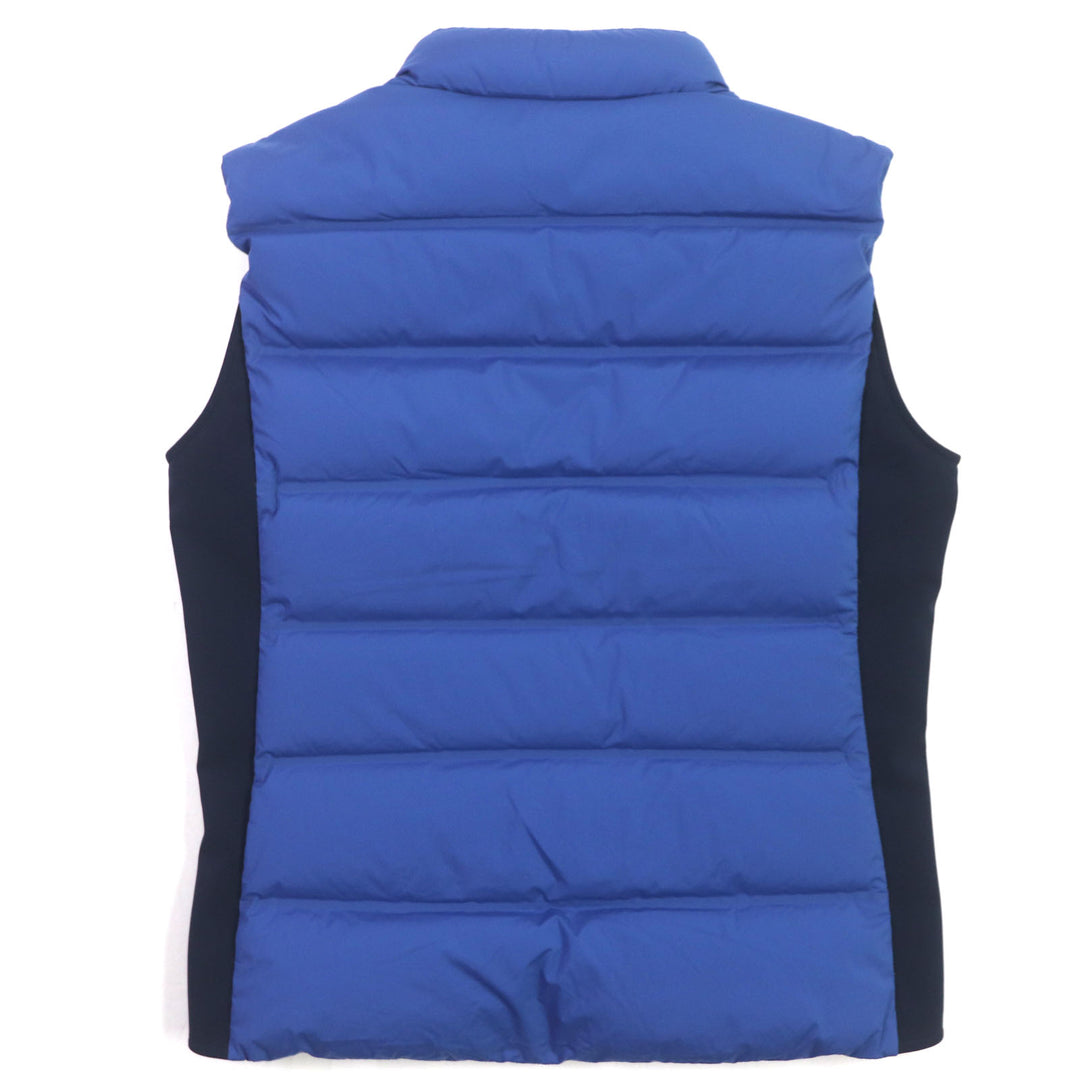 Great HERMES Down vest Zip up Blue navy Nylon mens S