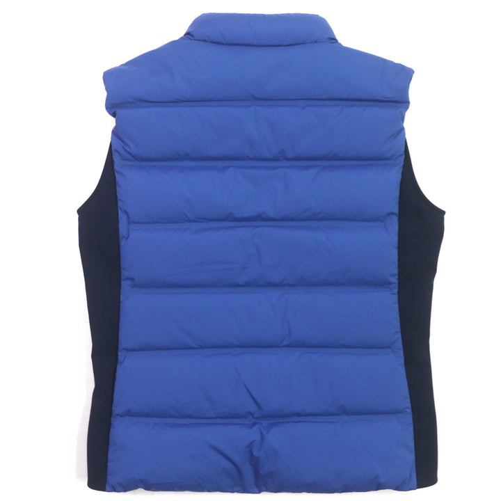 Great HERMES Down vest Zip up Blue navy Nylon mens S