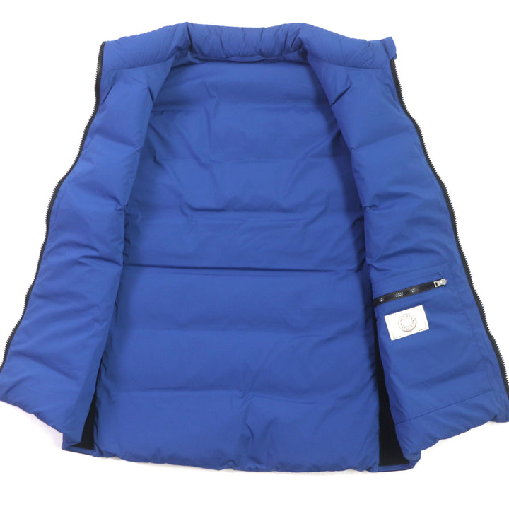 Great HERMES Down vest Zip up Blue navy Nylon mens S
