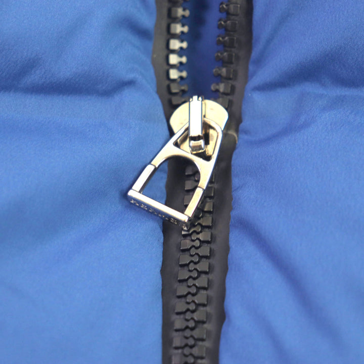 Great HERMES Down vest Zip up Blue navy Nylon mens S