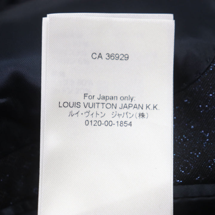Excellent LOUIS VUITTON tailored jacket Navy wool mens 44 HOFJ4E