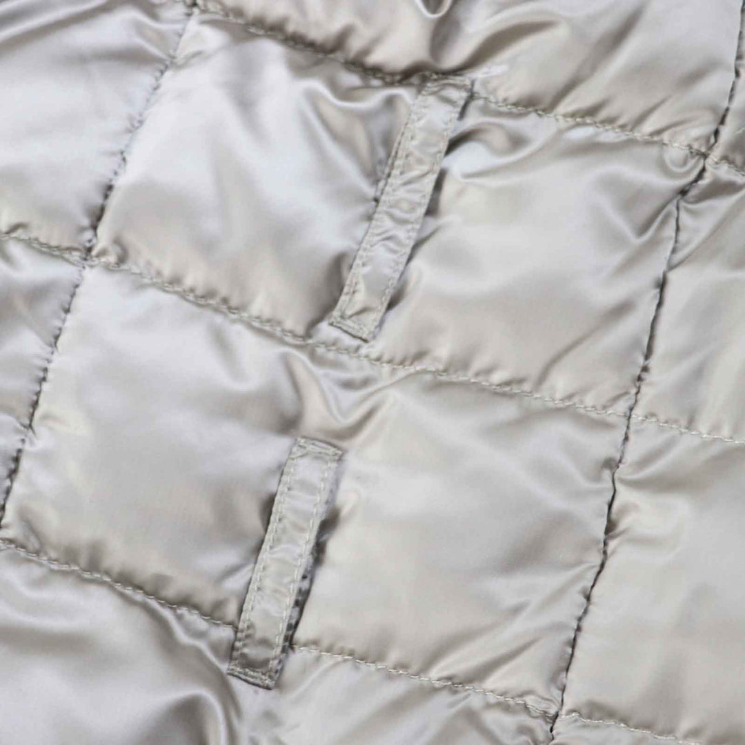 Great S MaxMara DESIGN FOR EASY LIVING down coat 3-way reversible sleeves, hooded, long beige polyamide (nylon) Women 40