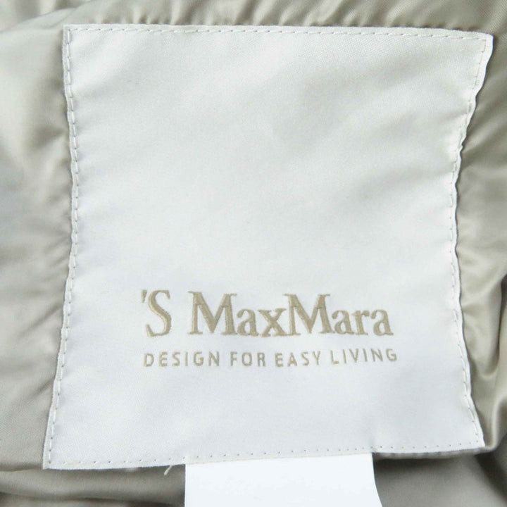 Great S MaxMara DESIGN FOR EASY LIVING down coat beige polyamide (nylon) 40