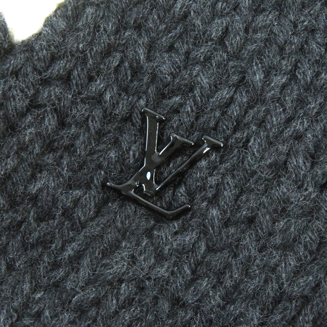 Pristine LOUIS VUITTON knit LV Flame Intarsia Metal logo long sleeve