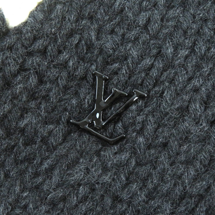 Pristine LOUIS VUITTON knit LV Flame Intarsia Metal logo long sleeve