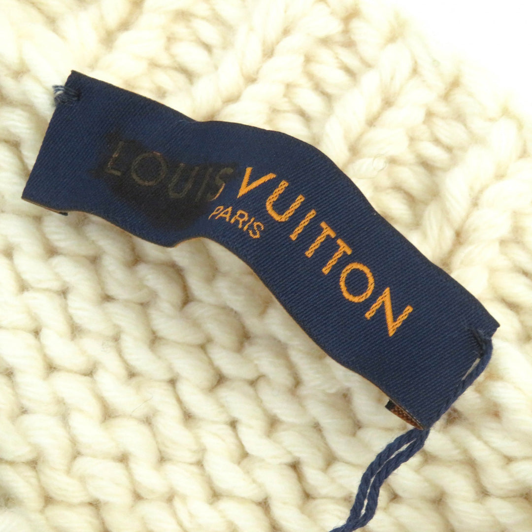 Pristine LOUIS VUITTON knit LV Flame Intarsia Metal logo long sleeve