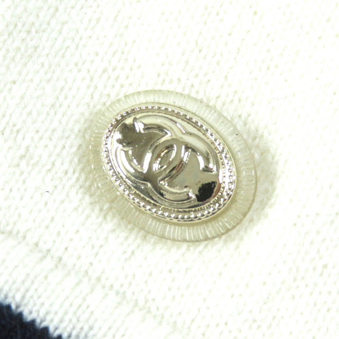 Excellent CHANEL knit No5 COCO Mark Point cashmere Women 38 P70307K10000