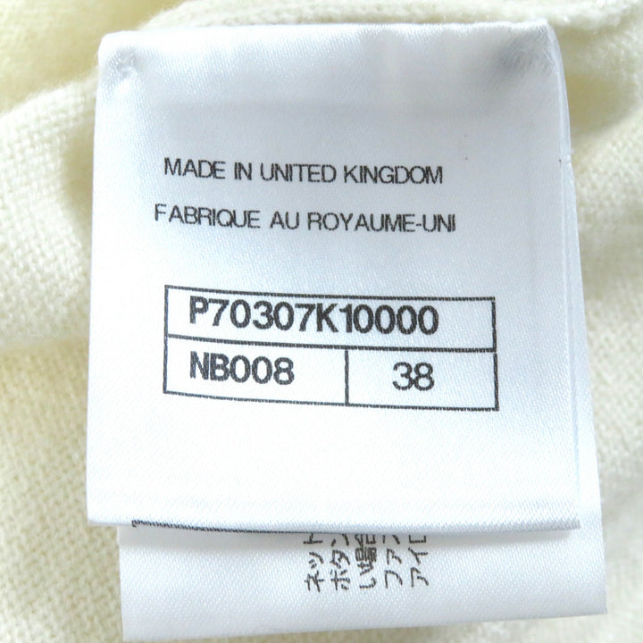 Excellent CHANEL knit No5 COCO Mark Point cashmere Women 38 P70307K10000