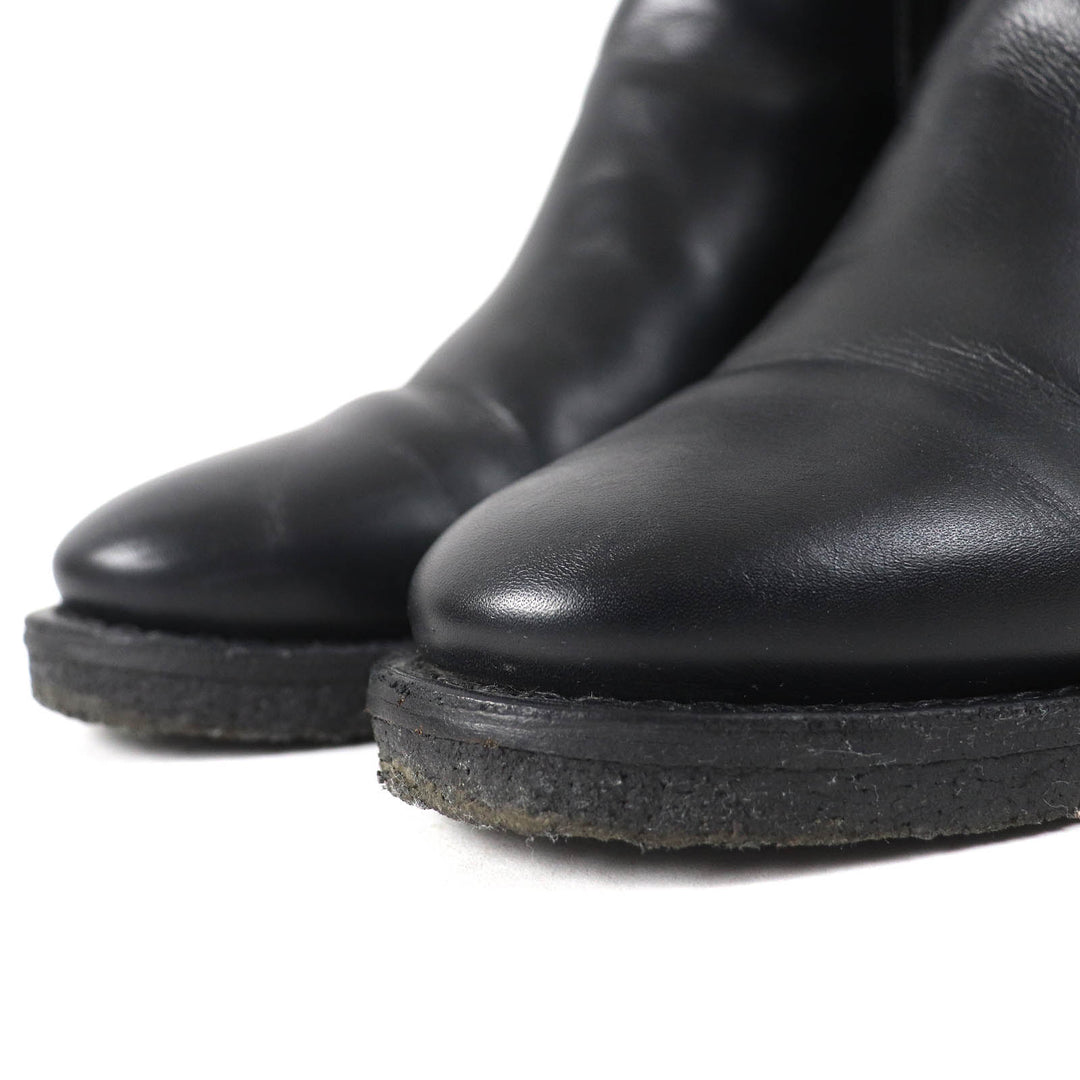 Great CHANEL short boots COCO Mark turnlock side zip Women 36 G31204