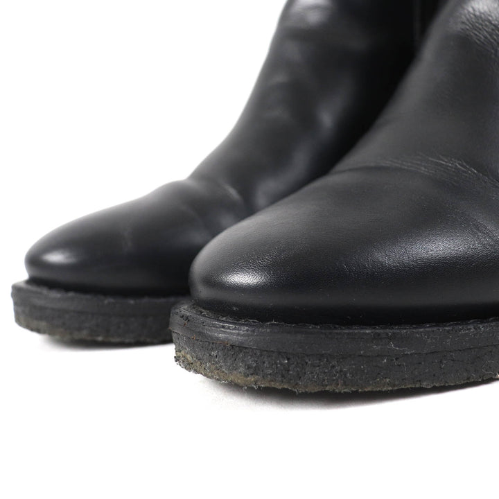 Great CHANEL short boots COCO Mark turnlock side zip Women 36 G31204