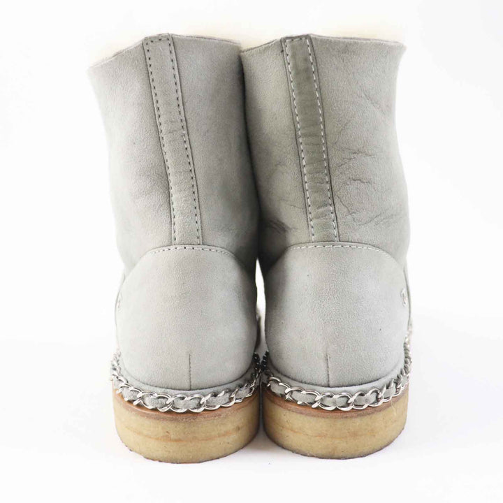 Excellent CHANEL boots COCO Mark・Chain included