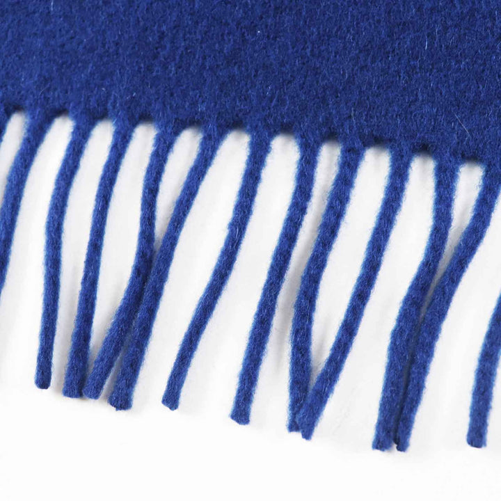 Excellent HERMES Scarf Allumet Pocket Bicolor Navy blue cashmere Women H259096S
