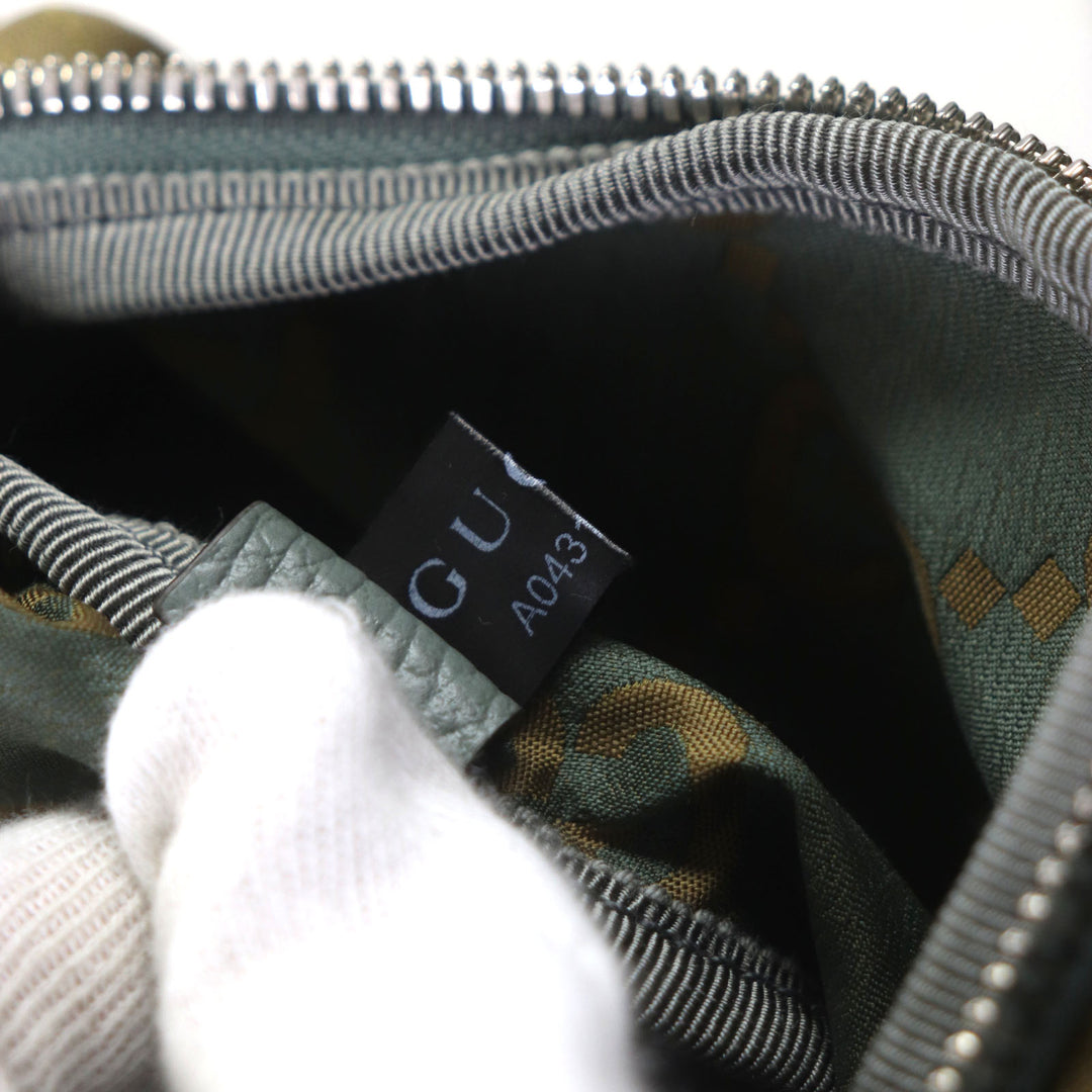 Excellent GUCCI Waist bag GG Ripstop Belt Bag Sling bag khaki Nylon mens 792287