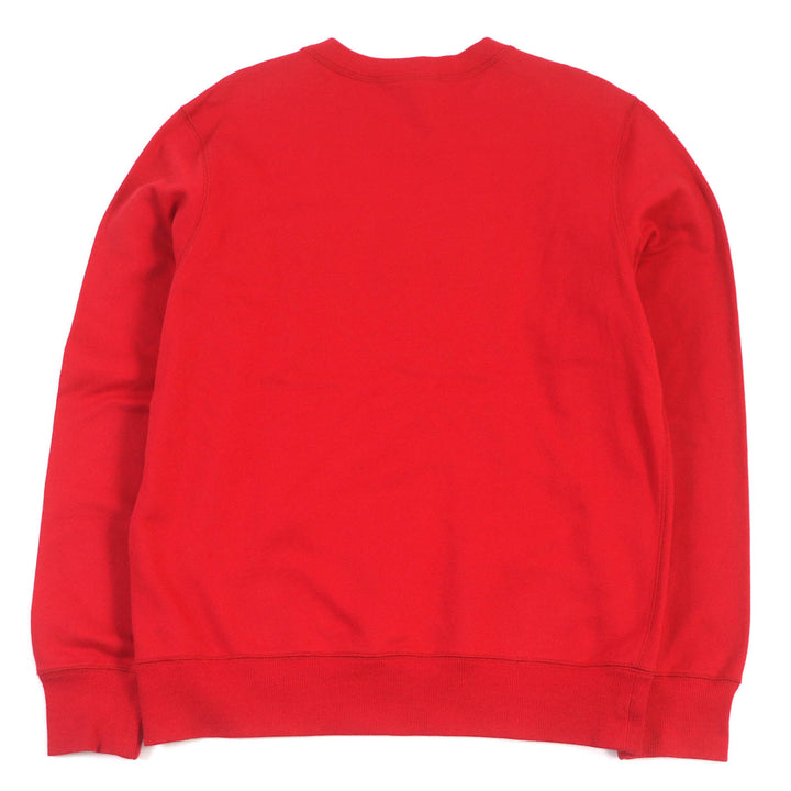 Great LOUIS VUITTON×Supreme sweat Monogram logo embroidery Red cotton M HDY93W