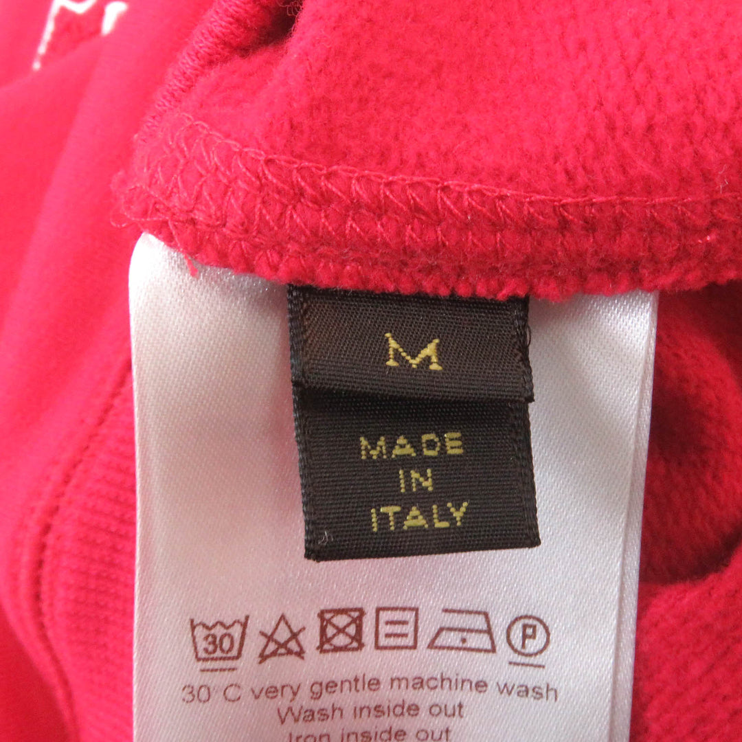 Great LOUIS VUITTON×Supreme sweat Monogram logo embroidery Red cotton M HDY93W