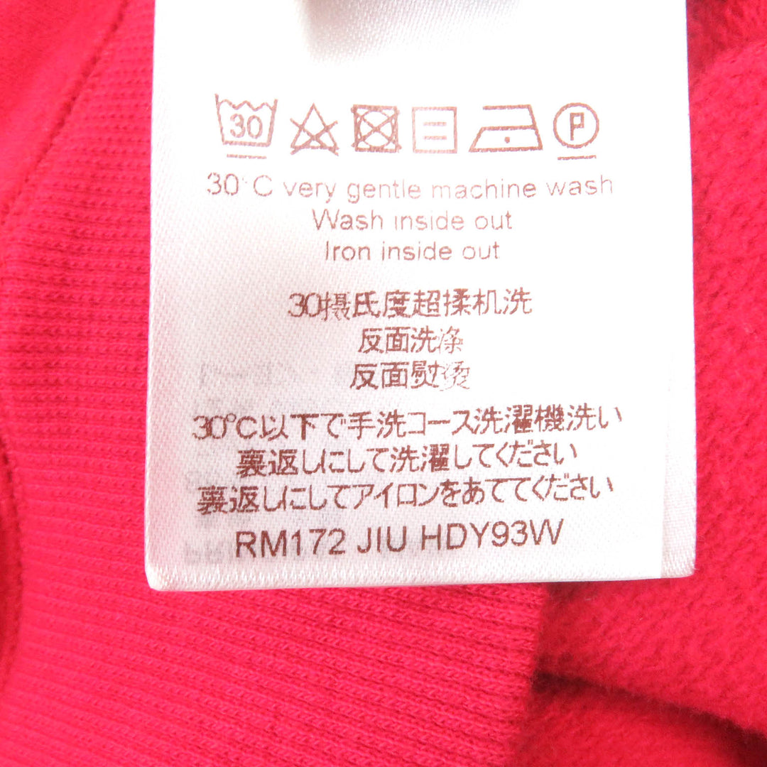 Great LOUIS VUITTON×Supreme sweat Monogram logo embroidery Red cotton mens M HDY93W