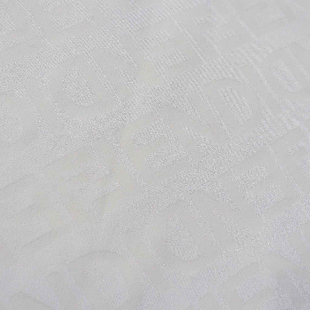 Excellent FENDI skirt Logo pattern White pink gray Rayon Women 36 FZQ719 ANZE