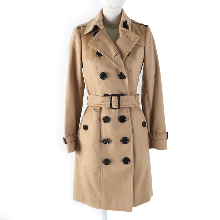 Excellent BURBERRY LONDON trench coat SANDRINGHAM Sandringham cashmere Women 36