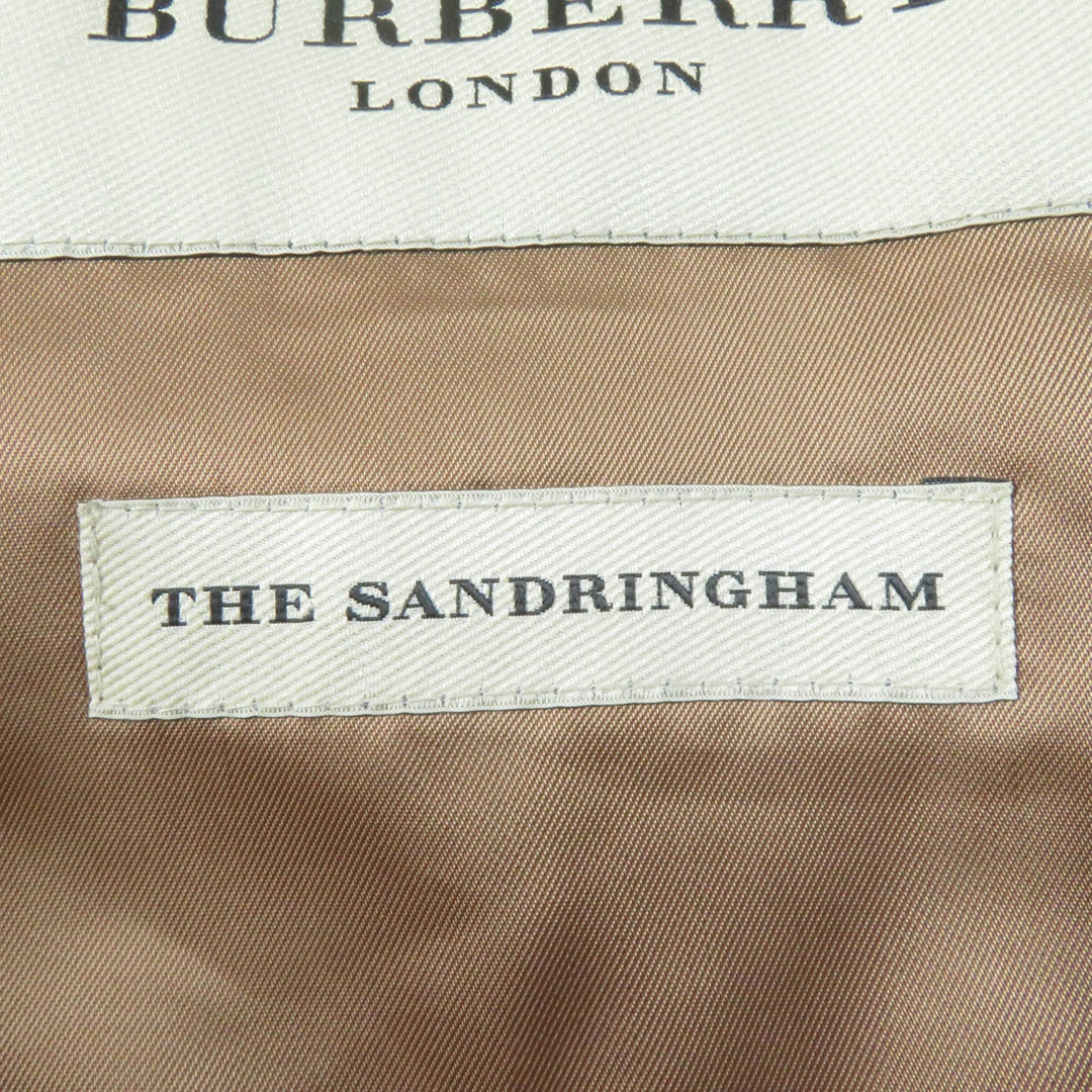Excellent BURBERRY LONDON trench coat SANDRINGHAM Sandringham cashmere Women 36
