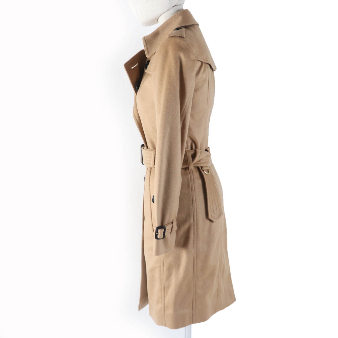 Excellent BURBERRY LONDON trench coat SANDRINGHAM Sandringham cashmere Women 36
