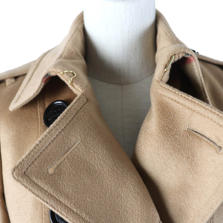 Excellent BURBERRY LONDON trench coat SANDRINGHAM Sandringham cashmere Women 36