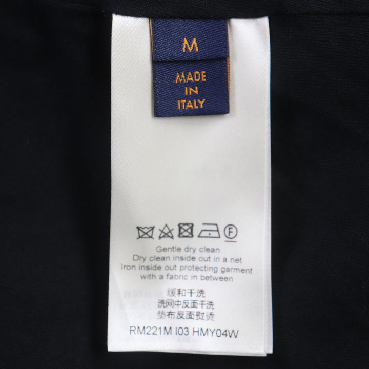 Pristine LOUIS VUITTON×NIGO Blouson Navy polyester mens M HMY04W