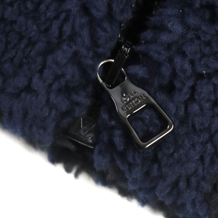 Pristine LOUIS VUITTON×NIGO Blouson Boa fleece jacket allover polyester mens M HMY04W