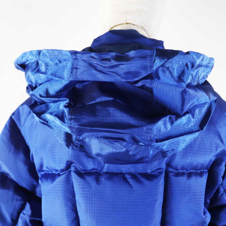 LOUIS VUITTON Down jacket Belted Monogram lining blue Nylon Women 34