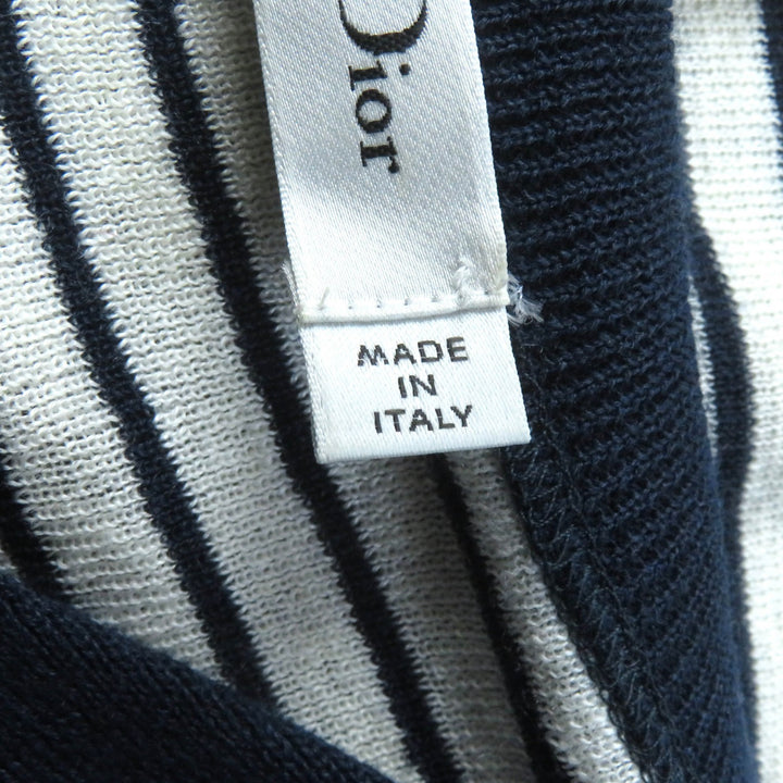 Great Christian Dior tops Sailor collar, knit Multi linen Women 46 444S67AM785
