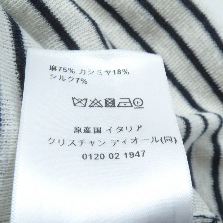 Great Christian Dior tops Sailor collar, knit Multi linen Women 46 444S67AM785