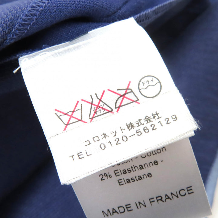 Pristine LANVIN one piece one belt sleeveless dress Purple blue system linen Women 38