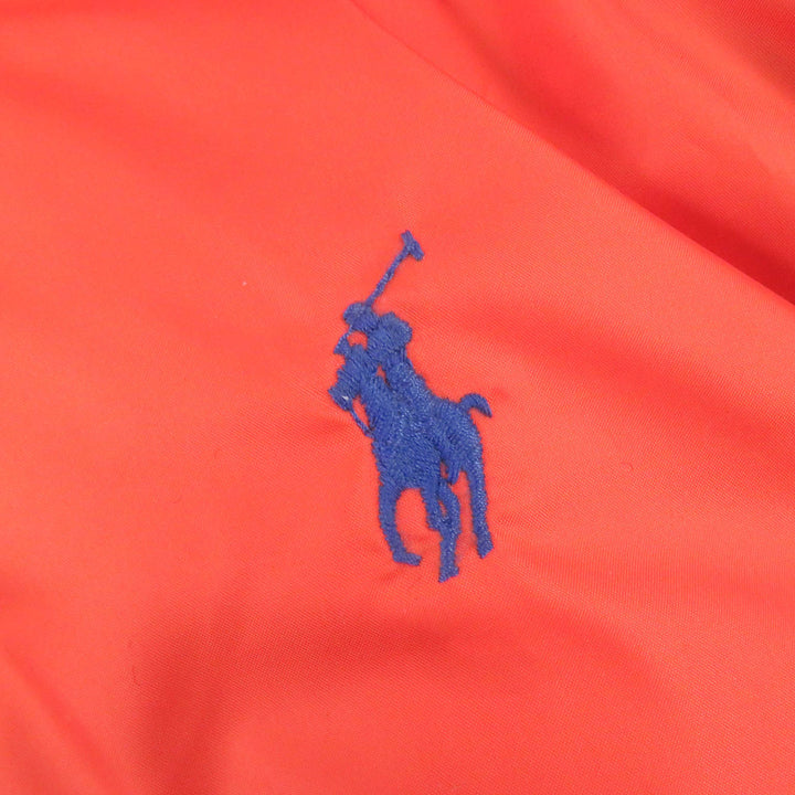 Pristine POLO RALPH LAUREN Down jacket Horse logo embroidered Orange mens M