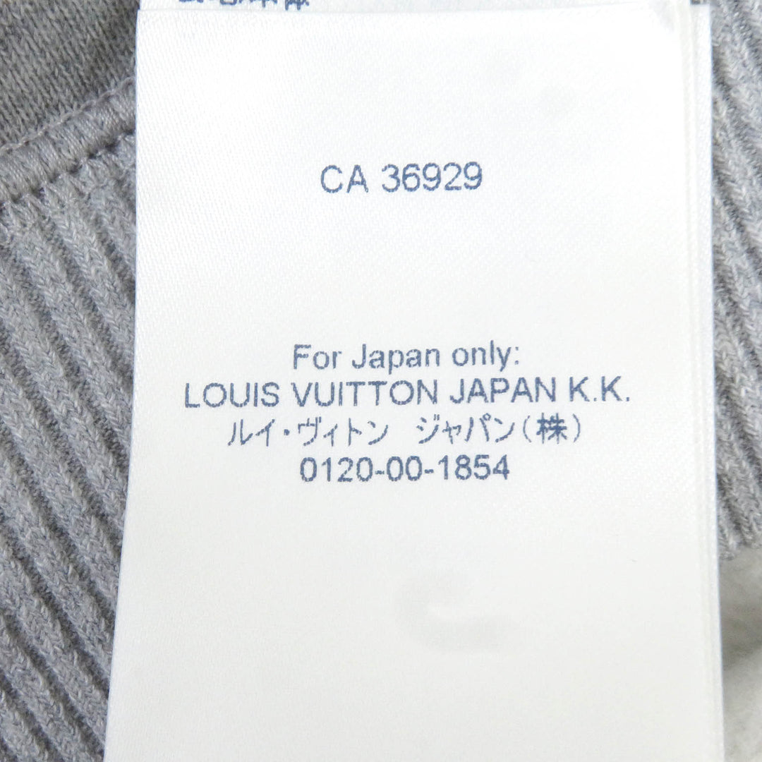 Pristine LOUIS VUITTON sweat Neon Working Man Sleeveless gray cotton mens S 1A972H