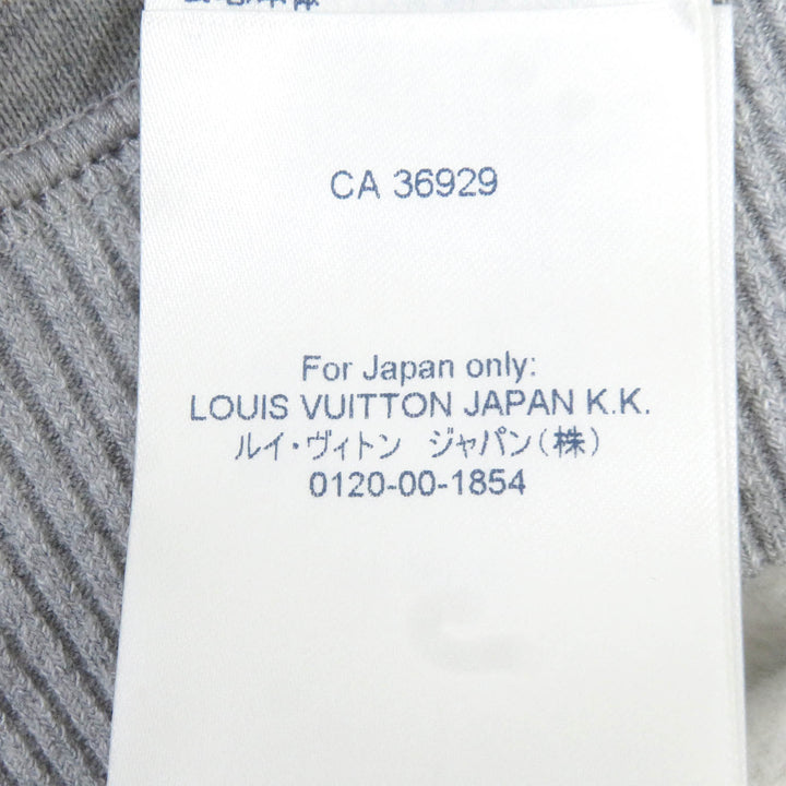 Pristine LOUIS VUITTON sweat Neon Working Man Sleeveless gray cotton mens S 1A972H