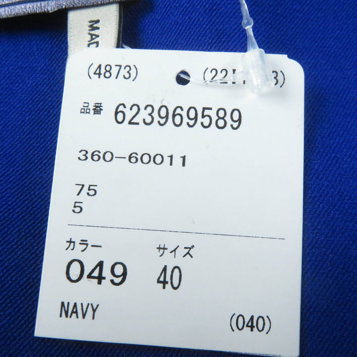 Pristine LANVIN one piece Scalloped sleeveless dress blue polyamide Women 40