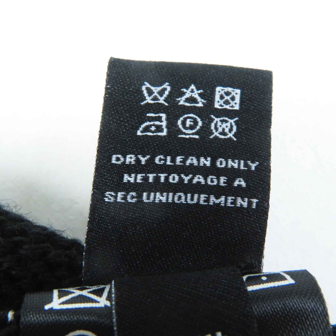 Pristine CHANEL gloves COCO Mark Bicolor Black White wool Women