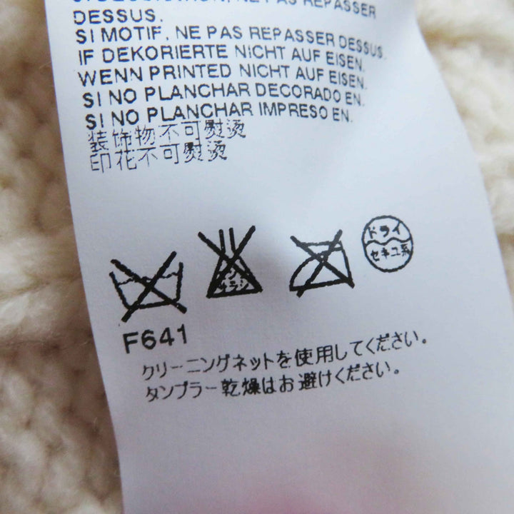 Excellent Maison Margiela knit Cable knit Long sleeves Ivory wool Women S S29Gold Plated0024