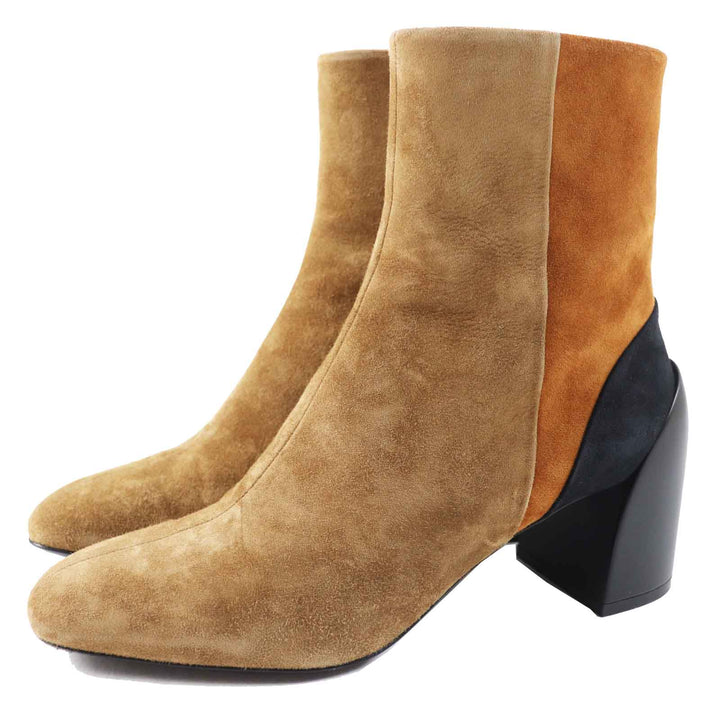 Great HERMES short boots BROOKE Multi Suede leather Women 37