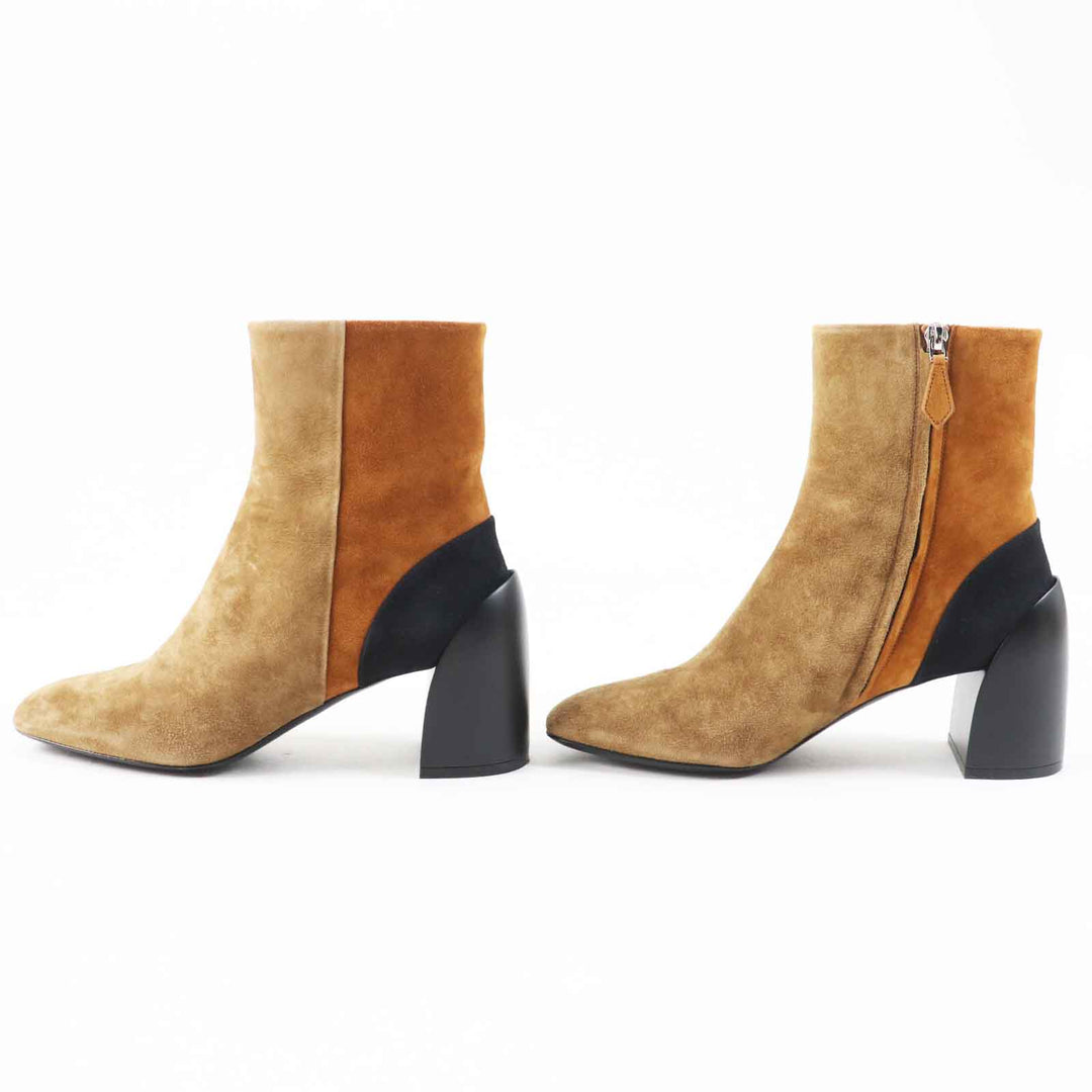 Great HERMES short boots BROOKE Multi Suede leather Women 37