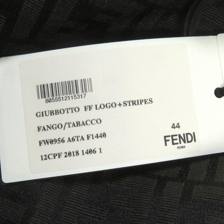 Pristine FENDI Mountain parka FF Logo Zucca Logo Tape Hoodie polyester mens 44 FW0956