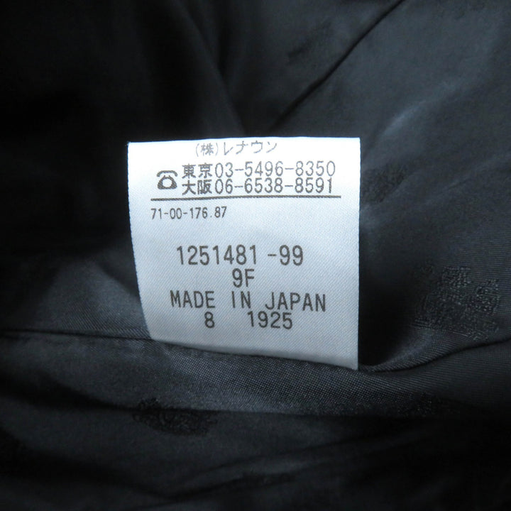 Great Aquascutum LONDON coat Figurine tailoring black cashmere Women 9