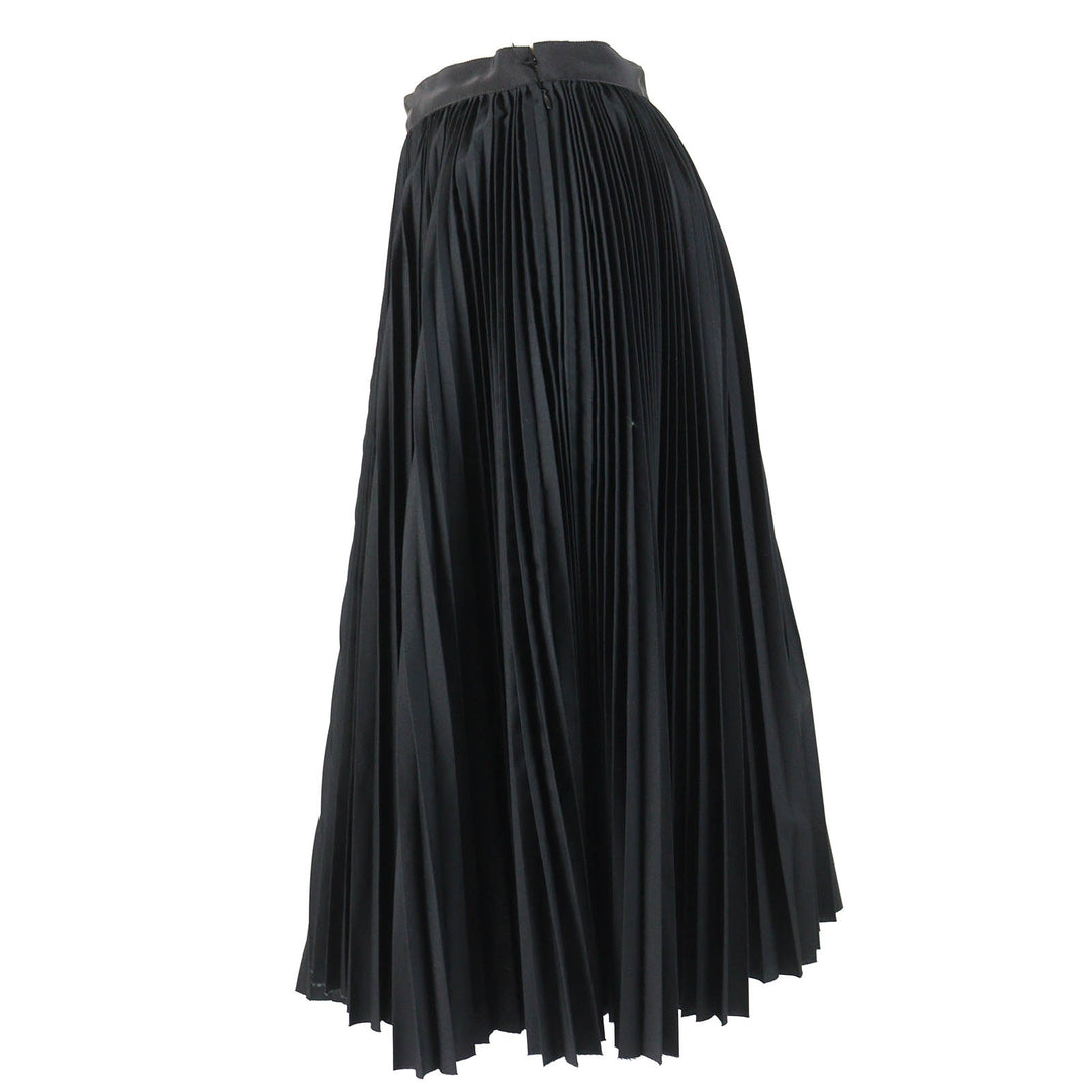 Pristine Sacai Pleated skirt Cotton Poplin Zipper Skirt polyester 0 SCW-086