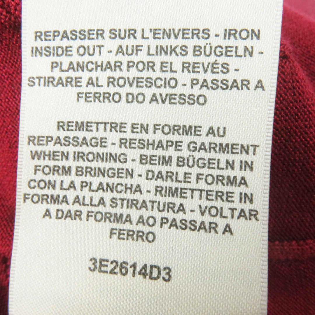 Excellent HERMES knit Chne Dunkel Bordeaux silk Women 38 3E2614D3
