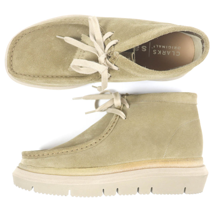 Pristine sacai×Clarks boots Hybrid Wallabee Boots Wallaby Suede leather 6.5