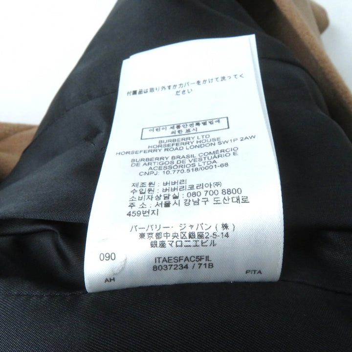 Excellent BURBERRY Chester coat Extra long with logo button cashmere 40 80372341