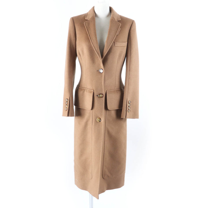 Excellent BURBERRY Chester coat Extra long with logo button cashmere 40 80372341