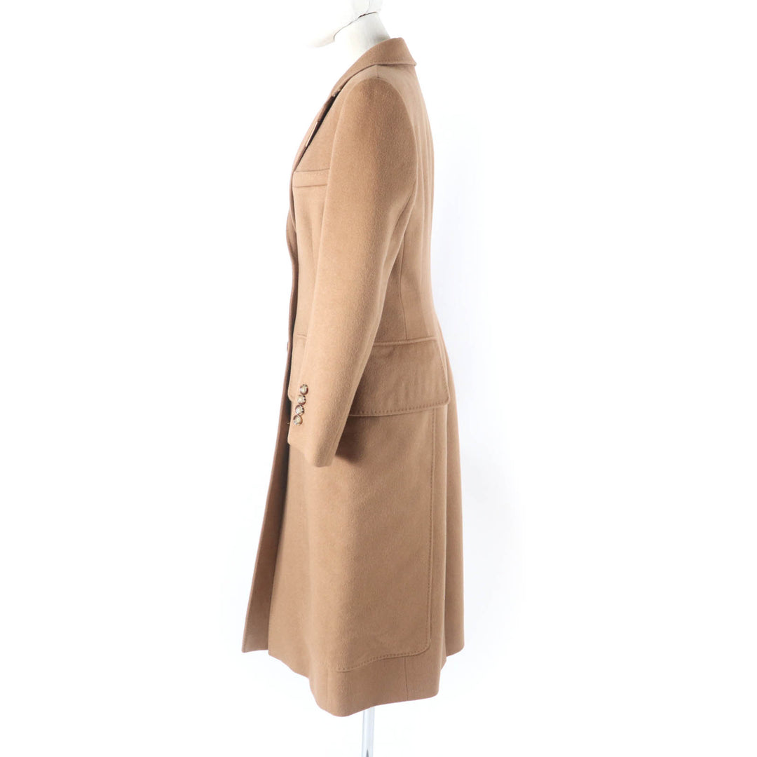 Excellent BURBERRY Chester coat Extra long with logo button cashmere 40 80372341