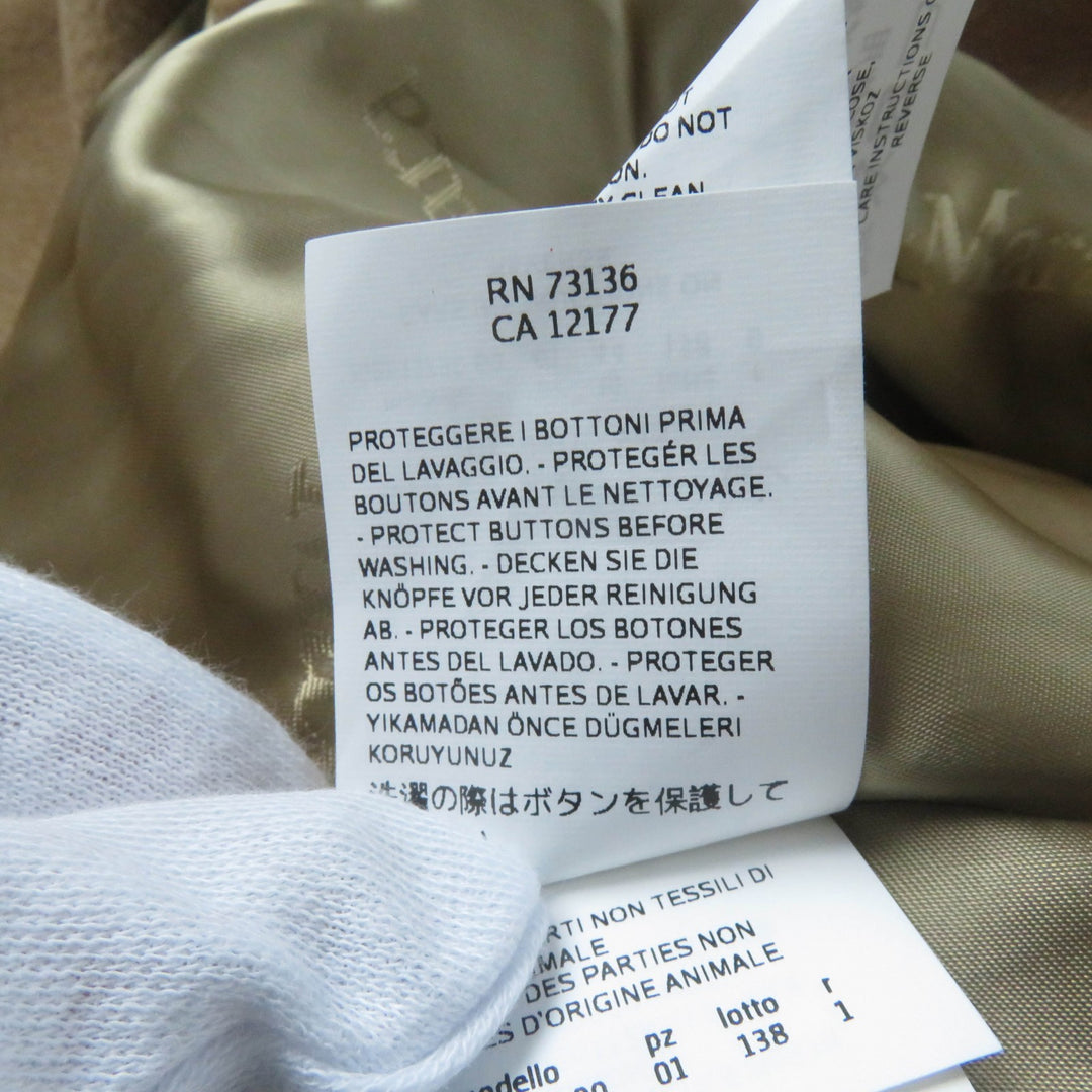 Excellent Max Mara coat Long length belt wrap Camel Camel Women 44 108611730