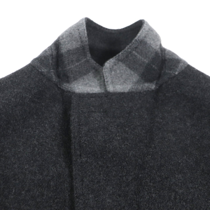 Pristine TITO ALLEGRETTO Chester coat Lining Check Pattern Single Dark gray 44