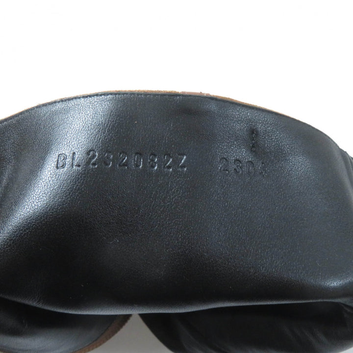Excellent HERMES short boots attached Leather Sidezip Suede leather 35 232082Z